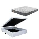 Cama Box Baú Casal + Colchão Mola Ensacadas Ecoflex Cama Box Baú Casal + Colchão Mola Ensacadas Ecoflex