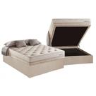 Cama Box Baú Casal: Colchão Molas Herval Maxspring Scotland + Base CRC Suede Clean(138x188) Cama Box Baú Casal: Colchão Molas Herval Maxspring Scotland + Base CRC Suede Clean(138x188)