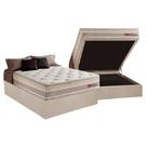 Cama Box Baú Casal: Colchão Molas Herval Maxspring Tower + Base CRC Suede Bege(138x188) Cama Box Baú Casal: Colchão Molas Herval Maxspring Tower + Base CRC Suede Bege(138x188)
