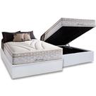 Cama Box Baú Casal: Colchão Molas MasterPocket Ensacadas Herval Maxspring American + Base CRC Courano White (138x188)