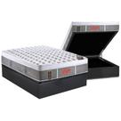 Cama Box Baú Casal: Colchão Molas Pocket Ensacadas Castor Light Stress Oxygen New Plush + Base CRC Suede Gray (138x188) Cama Box Baú Casal: Colchão Molas Pocket Ensacadas Castor Light Stress Oxygen New Plush + Base CRC Suede Gray (138x188)