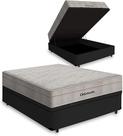 Cama Box Bau Casal Colchão Ortobom De Molas Ensacadas Airtech Springpocket
