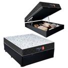 Cama Box Baú Casal + Colchão Semi Ortopédico Extra Firme Espuma D33 Prime Colchões 138x188x72