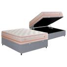 Cama Box Baú Casal com Colchão Herval Lyon Molas Maxspring 138x188x74cm MS