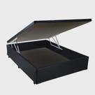 Cama Box Baú Casal Diamont AColchões Preto 41x138x188