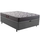 Cama Box Baú Casal Herval Black, Espuma Alto Suporte, 71x138x188 cm Cama Box Baú Casal Herval Black, Espuma Alto Suporte, 71x138x188 cm
