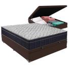 Cama Box Baú Casal Marrom + Colchão Airtech D45 D45 Ortobom Cama Box Baú Casal Marrom + Colchão Airtech D45 D45 Ortobom