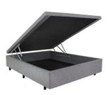 Cama Box Báu Casal Padrão 138x188 Em Tecido Suede Blindada Reforçada Suporta Até 300 Kilos Cama Box Báu Casal Padrão 138x188 Em Tecido Suede Blindada Reforçada Suporta Até 300 Kilos