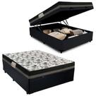Cama Box Baú Casal Sintético + Colchão Ortobom Iso Dupla Face 60X138X188 Cama Box Baú Casal Sintético + Colchão Ortobom Iso Dupla Face 60X138X188