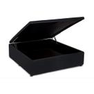 Cama Box Baú Casal Universal Courano Black (138x188x35) - Ortobom Cama Box Baú Casal Universal Courano Black (138x188x35) - Ortobom