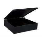 Cama Box Baú Casal Universal Courano Nero Black (138x188x35) - Ortobom