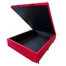 Cama Box Baú Casal Vermelho 138x188