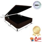 Cama Box Baú Castor Casal 138x188x41 - Produto original - Garantia de Qualidade - Resistência - Durabilidade