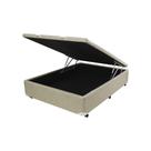Cama Box Baú Castor Casal Premium Kansas Bege 138x188x35cm Cama Box Baú Castor Casal Premium Kansas Bege 138x188x35cm