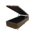 Cama Box Baú Castor Solteiro Premium Caramelo 120x203x35cm