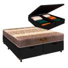 Cama Box Bau + Colchão Casal D26 Sankonfort