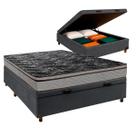 Cama Box Bau + Colchão Casal D28 Paropas