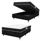 Cama Box Baú Colchão Casal Espuma D33 New Millenium 138x60cm Preto/branco Hellen Preto Cama Box Baú Colchão Casal Espuma D33 New Millenium 138x60cm Preto/branco Hellen Preto