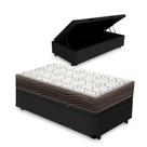 Cama Box Baú + Colchão de Solteiro Ortobom D45 Iso 150 88x188x60cm Cama Box Baú + Colchão de Solteiro Ortobom D45 Iso 150 88x188x60cm