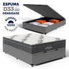 Cama Box Baú Colchão Espuma D33 Ortobom Airtech 100 Casal