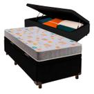 Cama Box Bau + Colchão Solteiro D20 Inducol