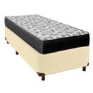 Cama Box Bau + Colchão Solteiro D33 Ortobom