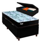 Cama Box Bau + Colchão Solteiro Molas Ensacadas Paropas Cama Box Bau + Colchão Solteiro Molas Ensacadas Paropas