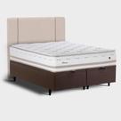 Cama Box Baú com Cabeceira Herval Queen Irland, 79x158x198 cm, Molas Maxspring Cama Box Baú com Cabeceira Herval Queen Irland, 79x158x198 cm, Molas Maxspring