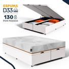 Cama Box Baú com Colchão de Espuma D33 Enrolado Sonno Full Umaflex Queen 158 cm