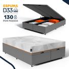 Cama Box Baú com Colchão de Espuma D33 Enrolado Sonno Full Umaflex Queen 158 cm
