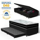 Cama Box Baú com Colchão de Espuma D45 Pillow In DAngelis OrtoConfort Auxiliar Unique Solteiro 88 cm Cama Box Baú com Colchão de Espuma D45 Pillow In DAngelis OrtoConfort Auxiliar Unique Solteiro 88 cm