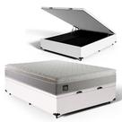 Cama Box Baú com Colchão de Espuma D45 Pillow Top Strong Casal 138cm