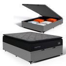 Cama Box Baú com Colchão de Espuma D45 Pillow Top Suport Prime Casal 138cm