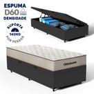 Cama Box Baú com Colchão de Espuma D60 Ortobom Force Dream Solteiro 88 cm Cama Box Baú com Colchão de Espuma D60 Ortobom Force Dream Solteiro 88 cm