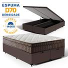 Cama Box Baú com Colchão de Espuma D70 Pillow In Ultra Dream DAngelis Queen 158 cm