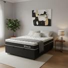 Cama Box Baú com Colchão de Espuma D70 Pillow Top Ortopédico Ultra D70 Casal 138cm