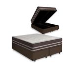 Cama Box Baú com Colchão de Molas DAngelis Classic Pocket Super King 193 cm