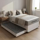 Cama Box Baú com Colchão de Molas Ensacadas Ortobom One Face Plenno Superpocket + Auxiliar de Espuma Solteiro 88cm Cama Box Baú com Colchão de Molas Ensacadas Ortobom One Face Plenno Superpocket + Auxiliar de Espuma Solteiro 88cm