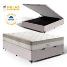 Cama Box Baú com Colchão de Molas Ensacadas Pillow In DAngelis Premium Dream Casal 138 cm