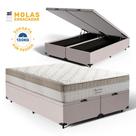 Cama Box Baú com Colchão de Molas Ensacadas Pillow In DAngelis Premium Dream Queen 158 cm