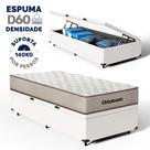 Cama Box Baú com Colchão Espuma D60 Ortobom Force Dream 88 cm