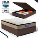 Cama Box Baú com Colchão Gazin de Molas Ensacadas Pillow Top Air Pro Casal 138cm Cama Box Baú com Colchão Gazin de Molas Ensacadas Pillow Top Air Pro Casal 138cm