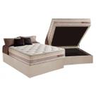 Cama Box Baú CRC Casal +Colchão Molas Bonnel Tower Herval 138x188