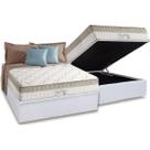 Cama Box Baú CRC Casal +Colchão Molas Master Pocket King Best Anjos 138 Cama Box Baú CRC Casal +Colchão Molas Master Pocket King Best Anjos 138