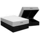 Cama Box Baú CRC Queen +Colchão Molas Super Pocket Plenno Ortobom 158x198 Cama Box Baú CRC Queen +Colchão Molas Super Pocket Plenno Ortobom 158x198