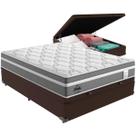 Cama Box Baú e Colchão Berlim Molas Ensacadas Casal Probel