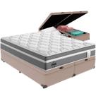 Cama Box Baú e Colchão Berlim Molas Ensacadas Queen Probel
