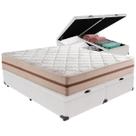 Cama Box Baú e Colchão Classic 26 cm Molas ensacadas King Anjos