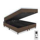 Cama Box Baú e Colchão Magnético Massageador - Eco New Prince