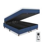 Cama Box Baú e Colchão Magnético Massageador - Eco New Prince
